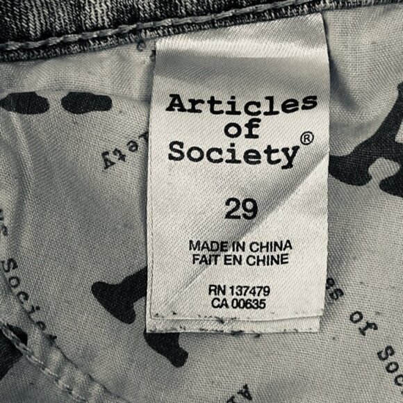 ARTICLES OF SOCIETY Bermuda Jean Shorts - Size 29 - Picture 6 of 9
